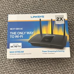 Linksys Max-Stream Router - AC1900 MU-MIMO