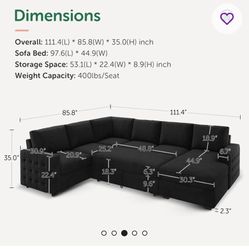 Brand new sectional couch