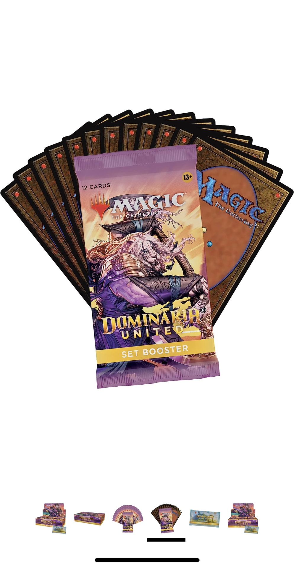 Magic The Gathering Dominaria United Set Booster Box 30 Packs + Box
