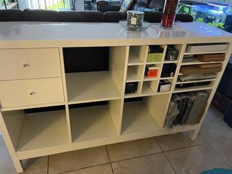 KALLAX Shelf unit, high gloss white, 30 3/8x57 7/8 "