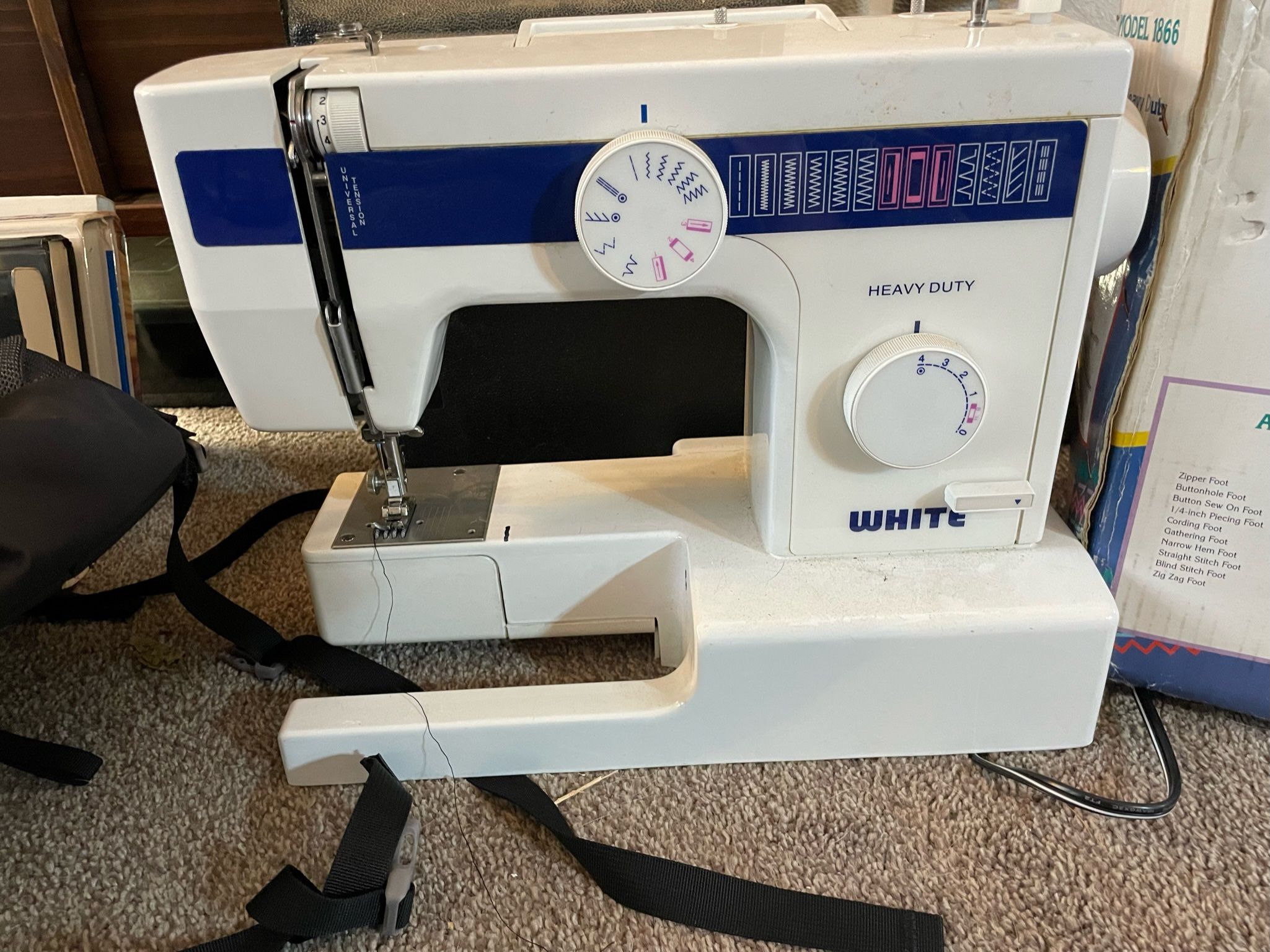Special Model White Sewing Machine