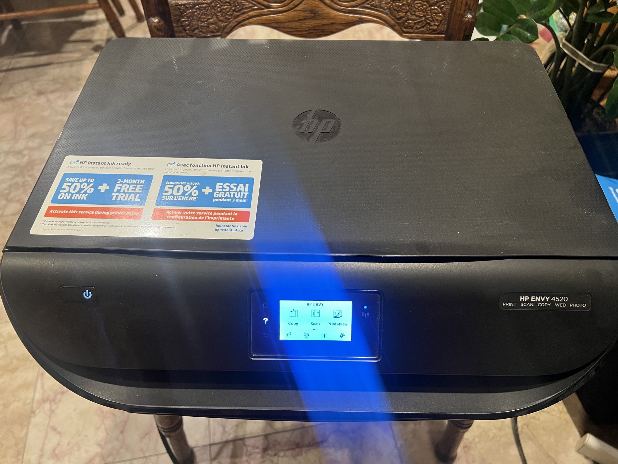 Very Good Condition Used Wireless Ink Printer HP Envy 4520