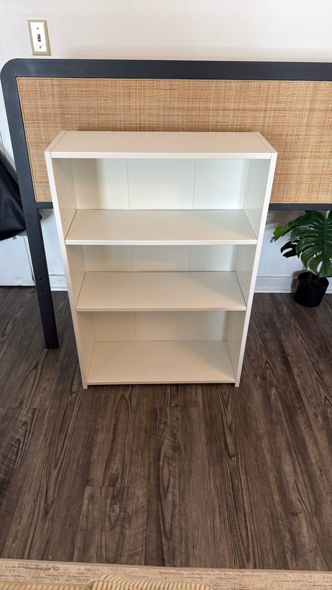 FREE White Wood Bookshelf