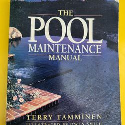 The Pool Maintenance Manual by Terry Tamminen Illustrated Soft Cover Book. 1996. 468 pages.
*** Cash 💸 only, please. Local pick-up only, please.