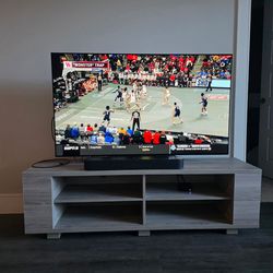 65” Gray Media Console