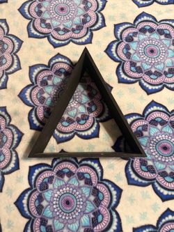 NEED GONE NOW-Black Triangle Wall Shelf