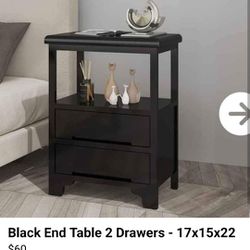 New In Box End Table 