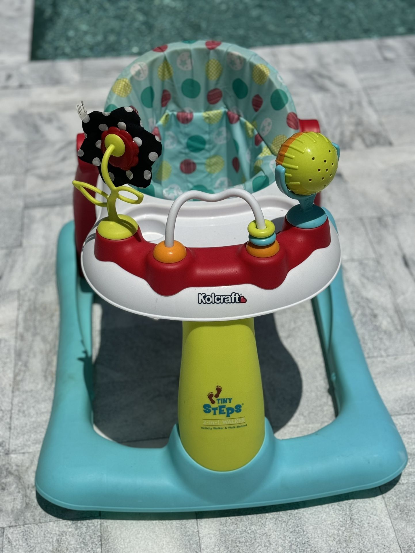 Baby Walker With Wheels, Kolcraft Tiny Steps