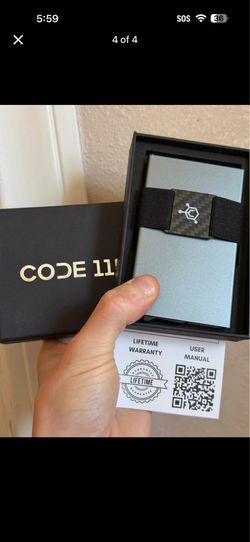 Code 118 Aluminum Metal Card wallet