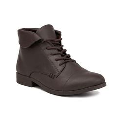 LONDON FOG Chrissy  Dress Ankle Boot Ladies Lace Up Bootie with Collar