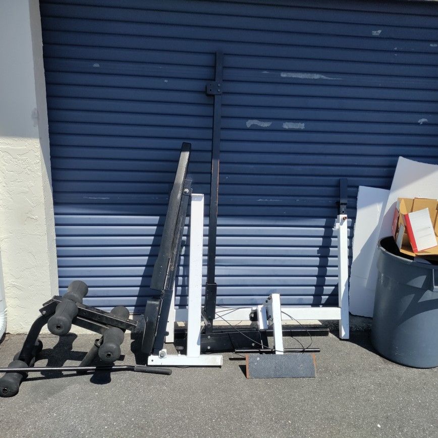 Northern lights workout bench mint condition with accessories
