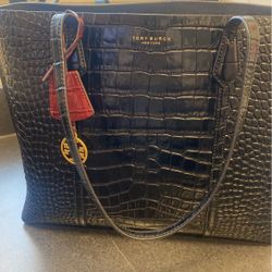 Tory Burch Leather faux Tote 