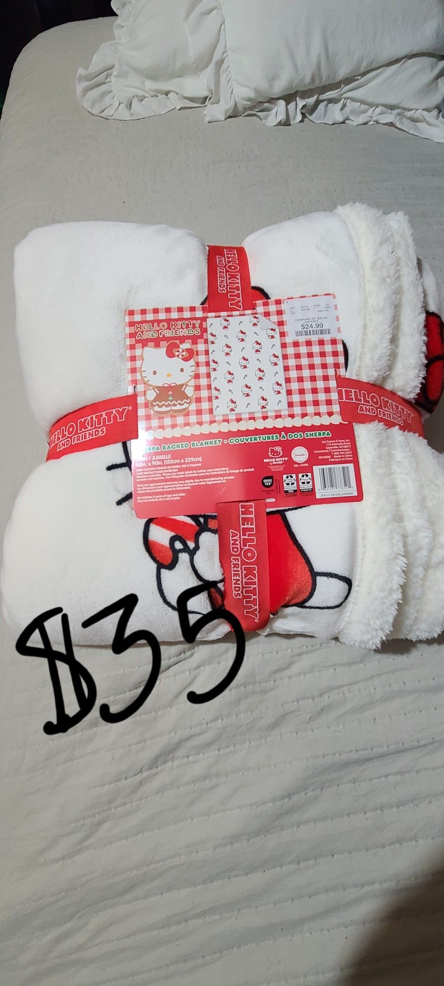 Hello Kitty Twin Blanket