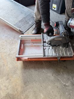 RIDGID Wet Tile Saw