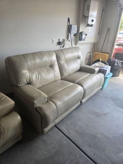 Leather sofas