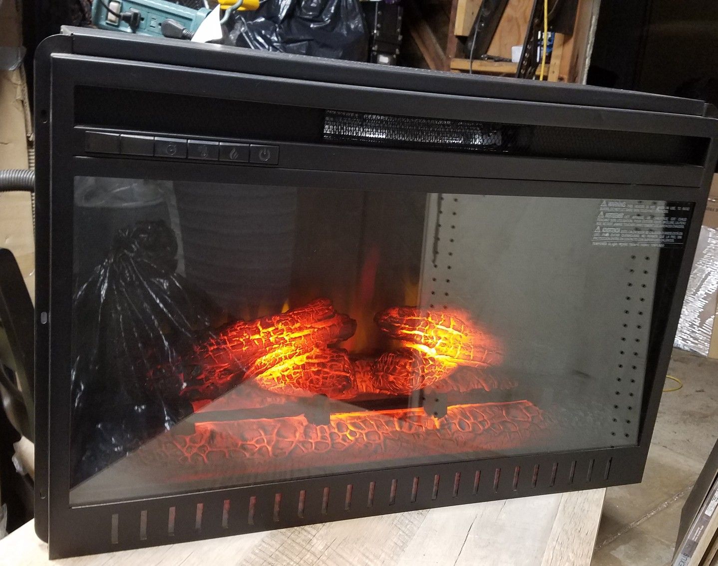 Open Box Whalen Electric Fireplace Insert With Remote Control SF122B