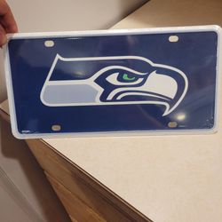 Seattle Seahawks License Plate