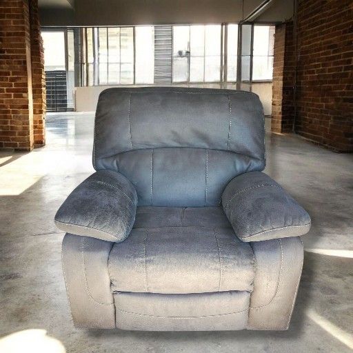Leather Power Recliner With USB Port