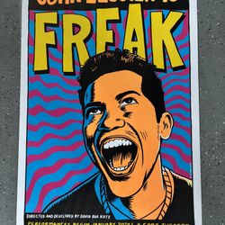 John Leguizamo Freak Poster. NYC 1998 One Man Broadway Show.                       Dimensions 24 x 36