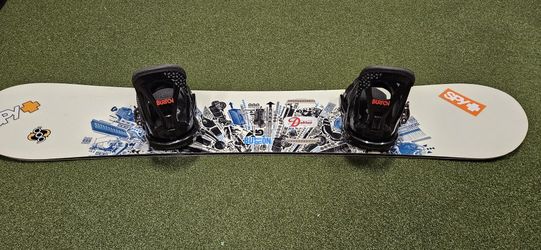 Burton Snowboard With Burton Bindings
