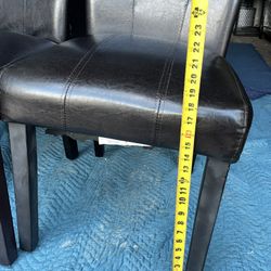 2 Chairs  Good Conditions One Is Missing A Button 