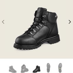 SIZE 8 RED WING THE TRUWEL WATERPROOF LEATHER SAFETY TOE BOOTS BRAND NEW