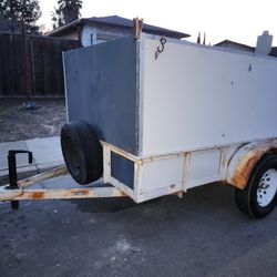 5x8 Utility Trailer New Lights