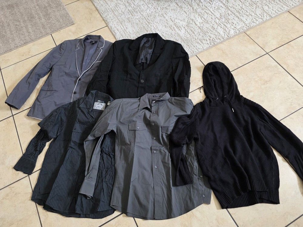 $5 Each Mens Large Clothes Shirts Sport Jacket Hoodie