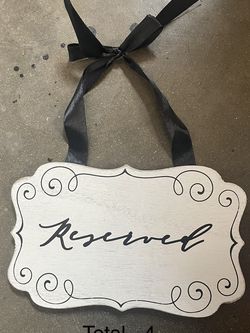 Reserved Signs