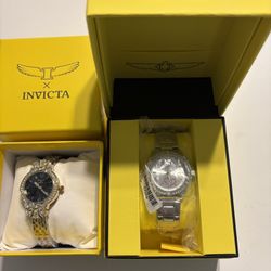 2 BRAND NEW INVICTA WATCHES