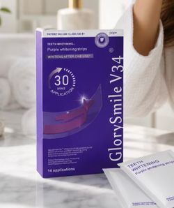Purple Teeth Whitening Strips