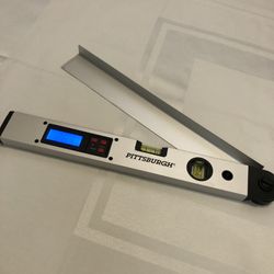 PITTSBURGH Digital Angle Level 16” LCD Display Aluminum 