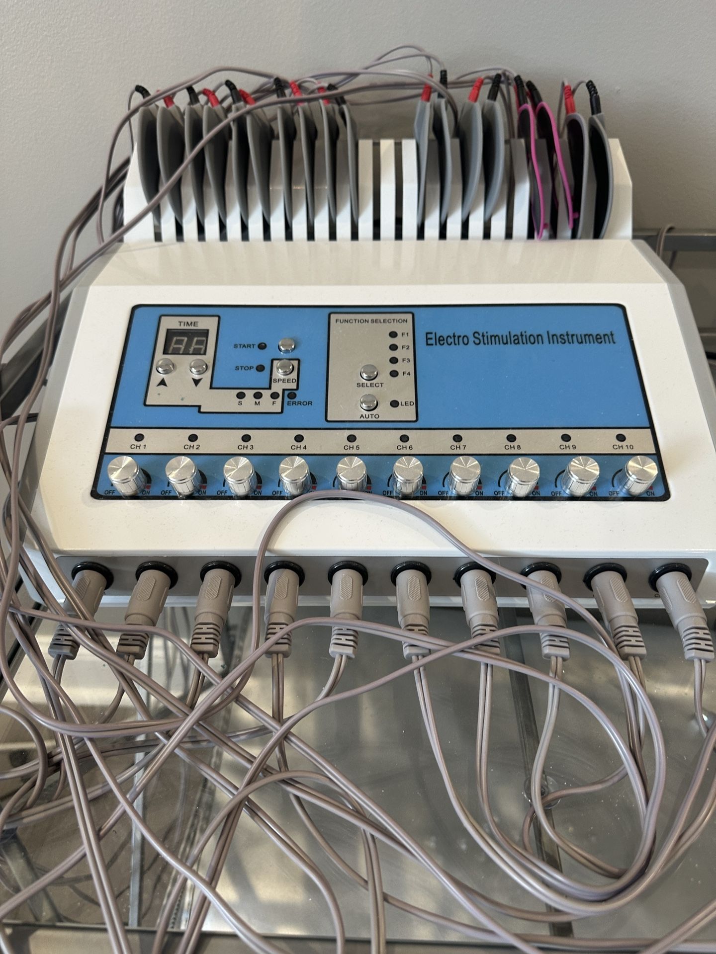 10 Channel Output Meridian Massager, Pulse Patch Device, acupoint Muscle Relaxation Massage