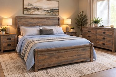 Queen bedroom set (FREE 24H DELIVERY AND SETUP)