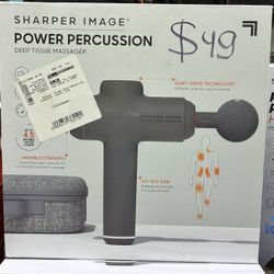 SHARPER IMAGE POWER PERCUSSION Deep Tissue Massager