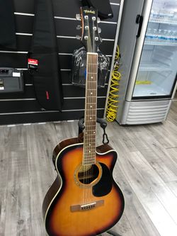 🎸 Mitchell O120CESB Auditorium Acoustic-Electric Guitar – Sunburst 🎸