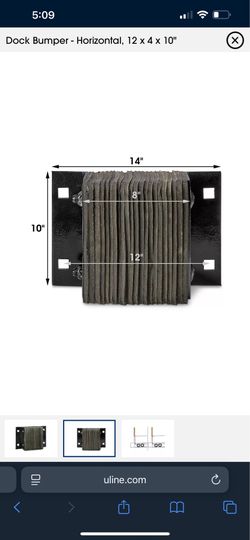 Dock bumper for warehouse