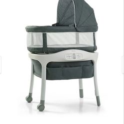 Graco Sense2Snooze Bassinet with Cry Detection Technology, Ellison