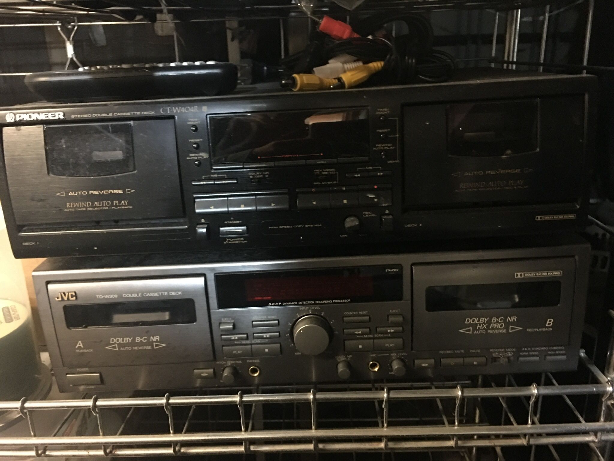 Two Cassette Decks  