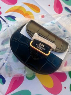 New Mini Coach black crossbody
