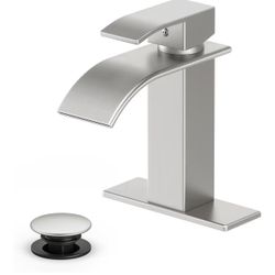 Silver Waterfall Faucet 