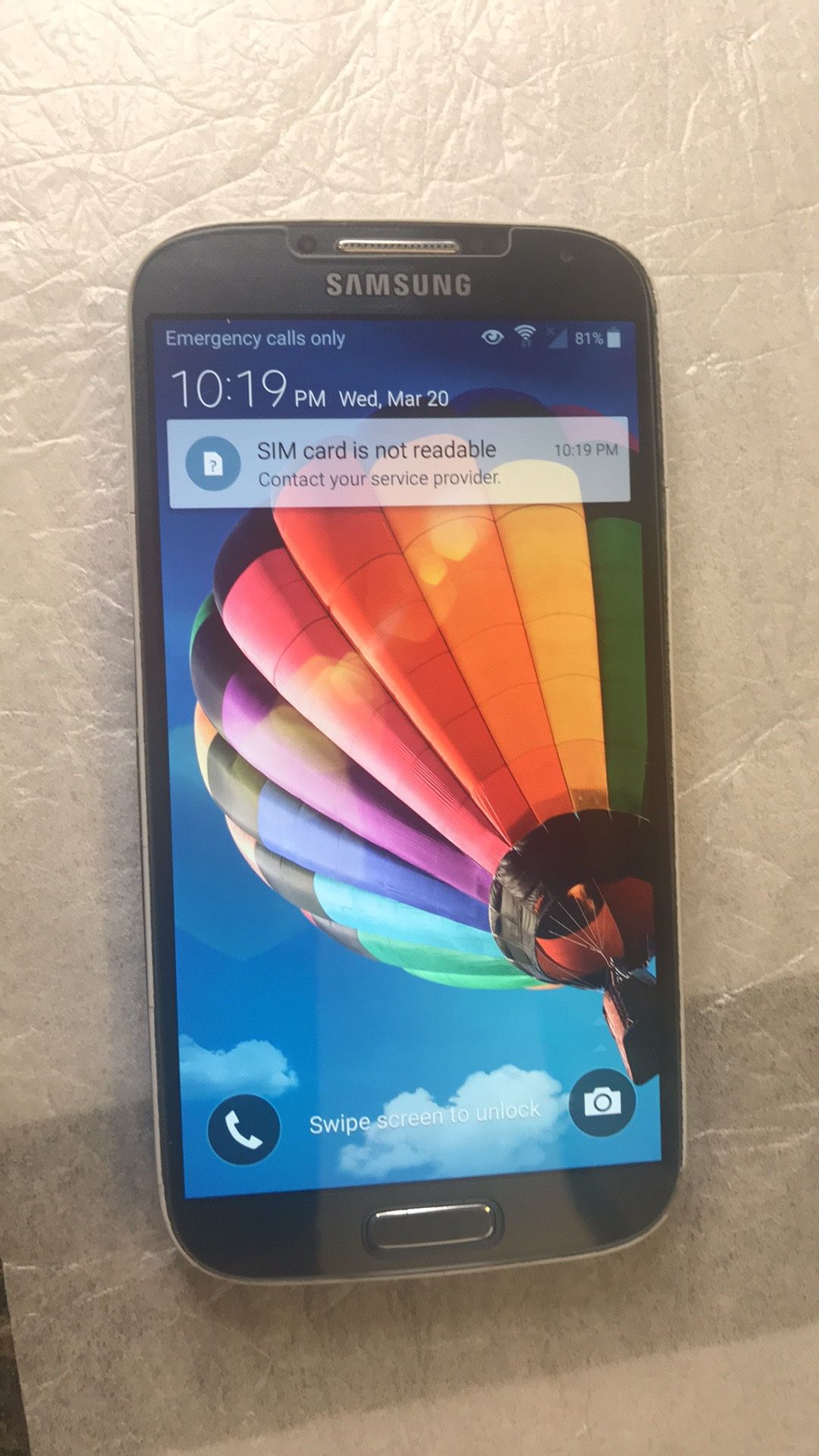 Samsung Galaxy S4 Cell Phone Verizon (Cricket?)