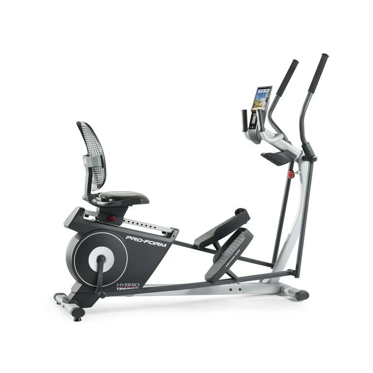 ProForm 2-in-1 Elliptical & Recumbent Bike Hybrid Trainer Home Exercise Machine