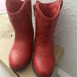 Red Toddler Boots