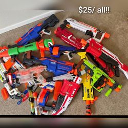 Huge bin of nerf