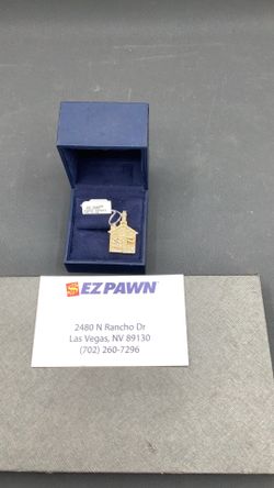 14kt trap house pendant