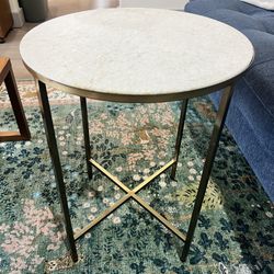 Marble Top Accent Table / Side Table