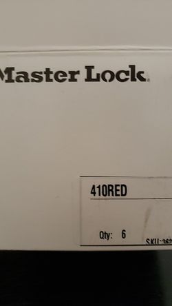 "MASTER LOCK" boxset qty: 6 safety locks 🔐