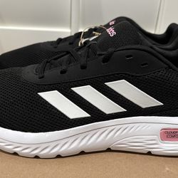 NEW Adidas Cloudfoam Comfy Black/White Sneakers (Women’s Size 8.5) - $30