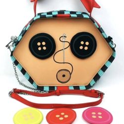 Cakeworthy x Coraline 15th Anniversary Button Box Bag